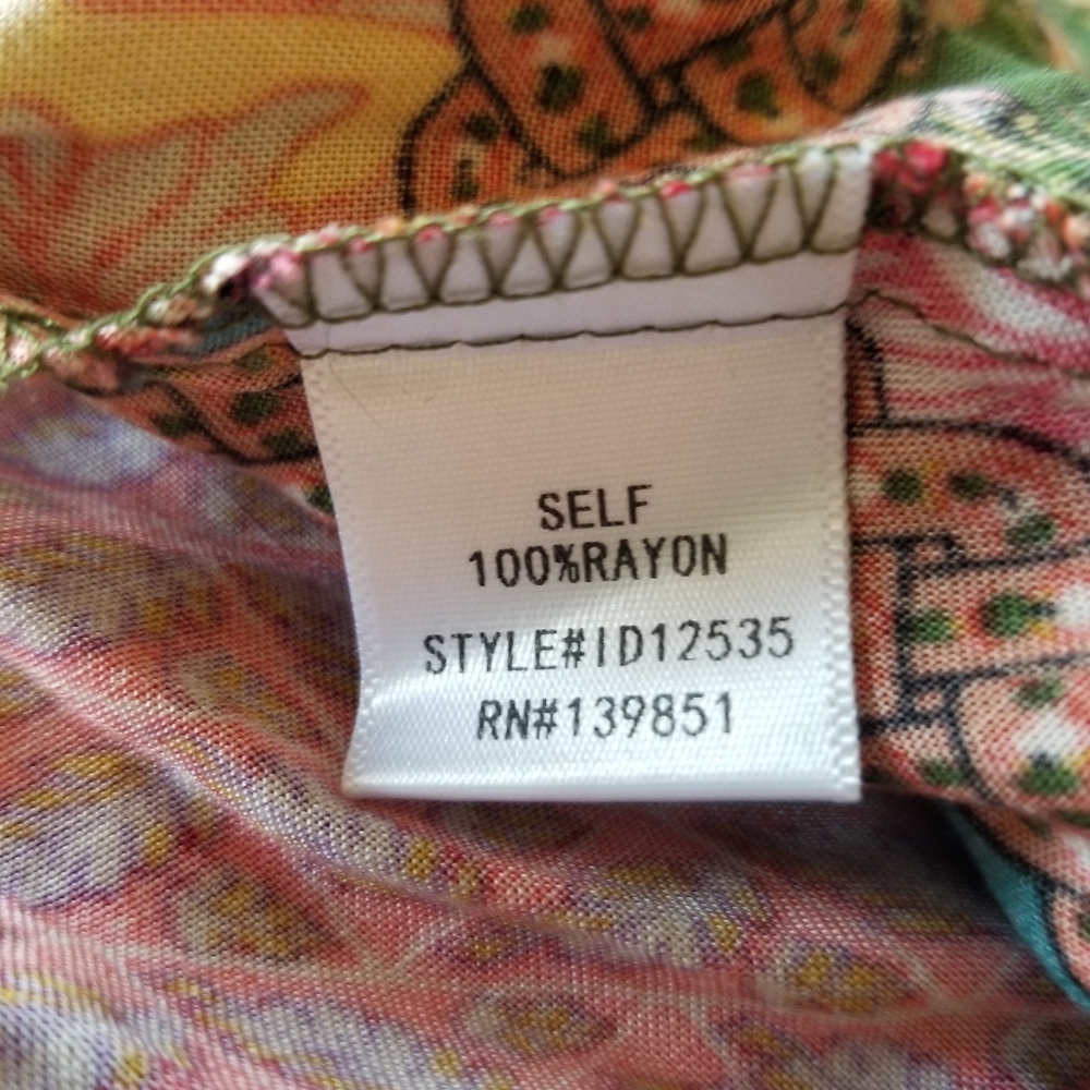 Oddy | Floral Patchwork Button Front Maxi Dress - Picture 5 of 10